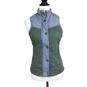 Magellan Outdoors Classic Fit Campfire Quilted Vest XS Gray Green‎